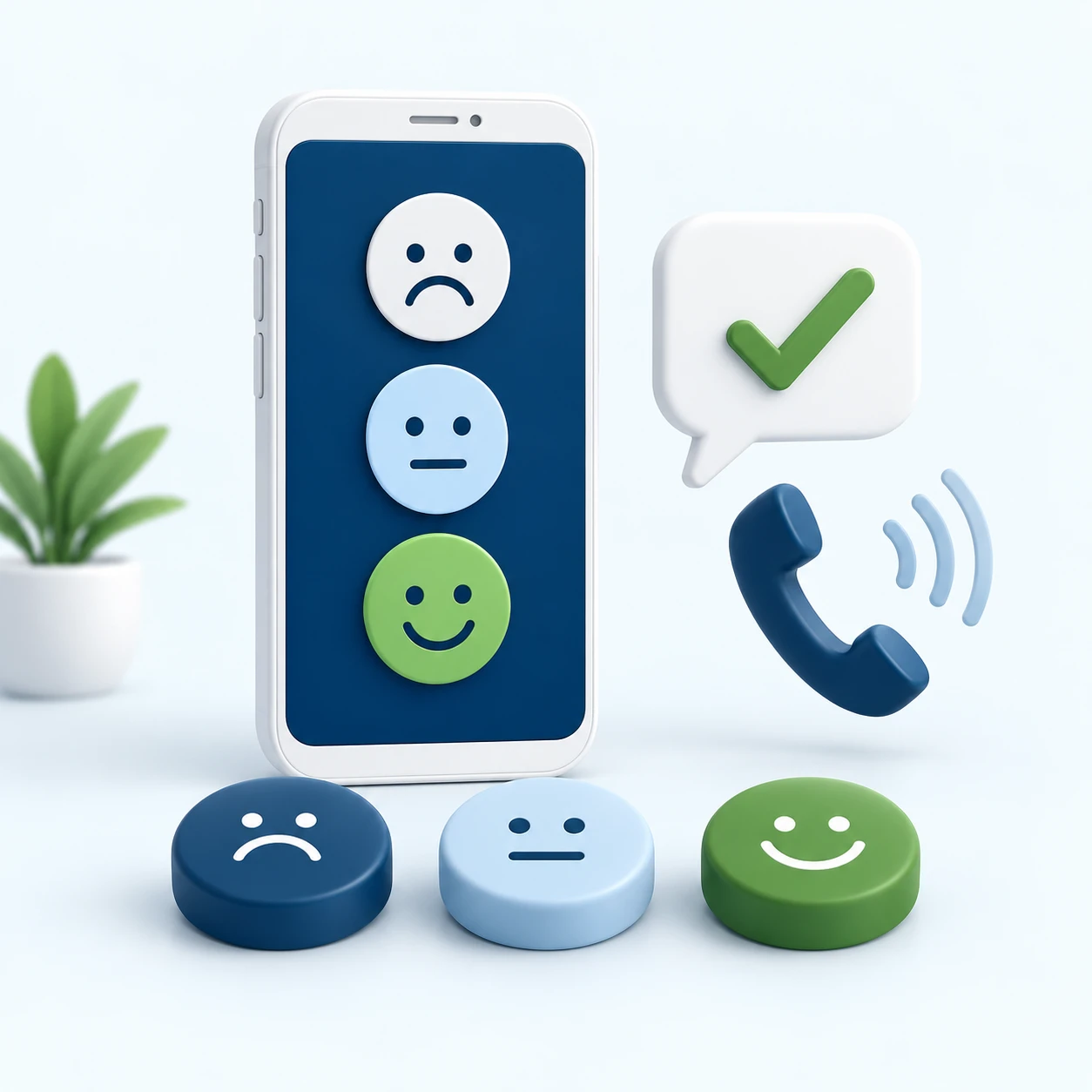| Stream Telecom Телефонне опитування: клієнт обирає оцінку обслуговування