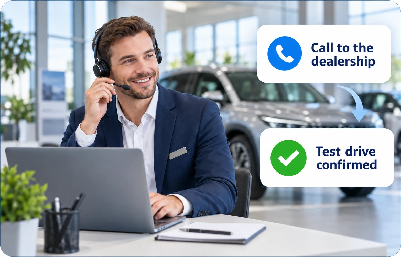 | Stream Telecom Dealership consultant: from the first call to a scheduled test drive