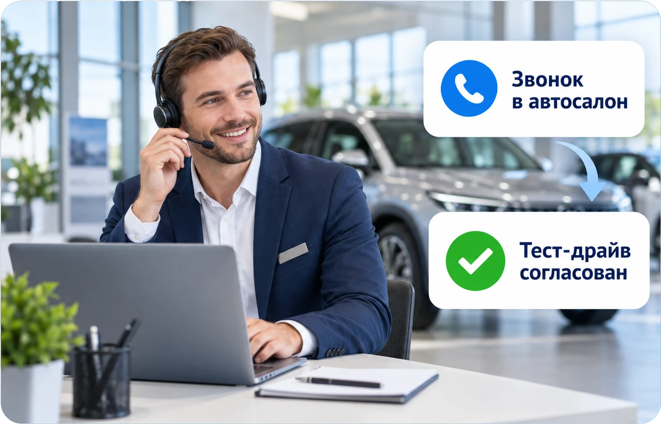 | Stream Telecom Консультант автосалона: от звонка до согласованного тест-драйва