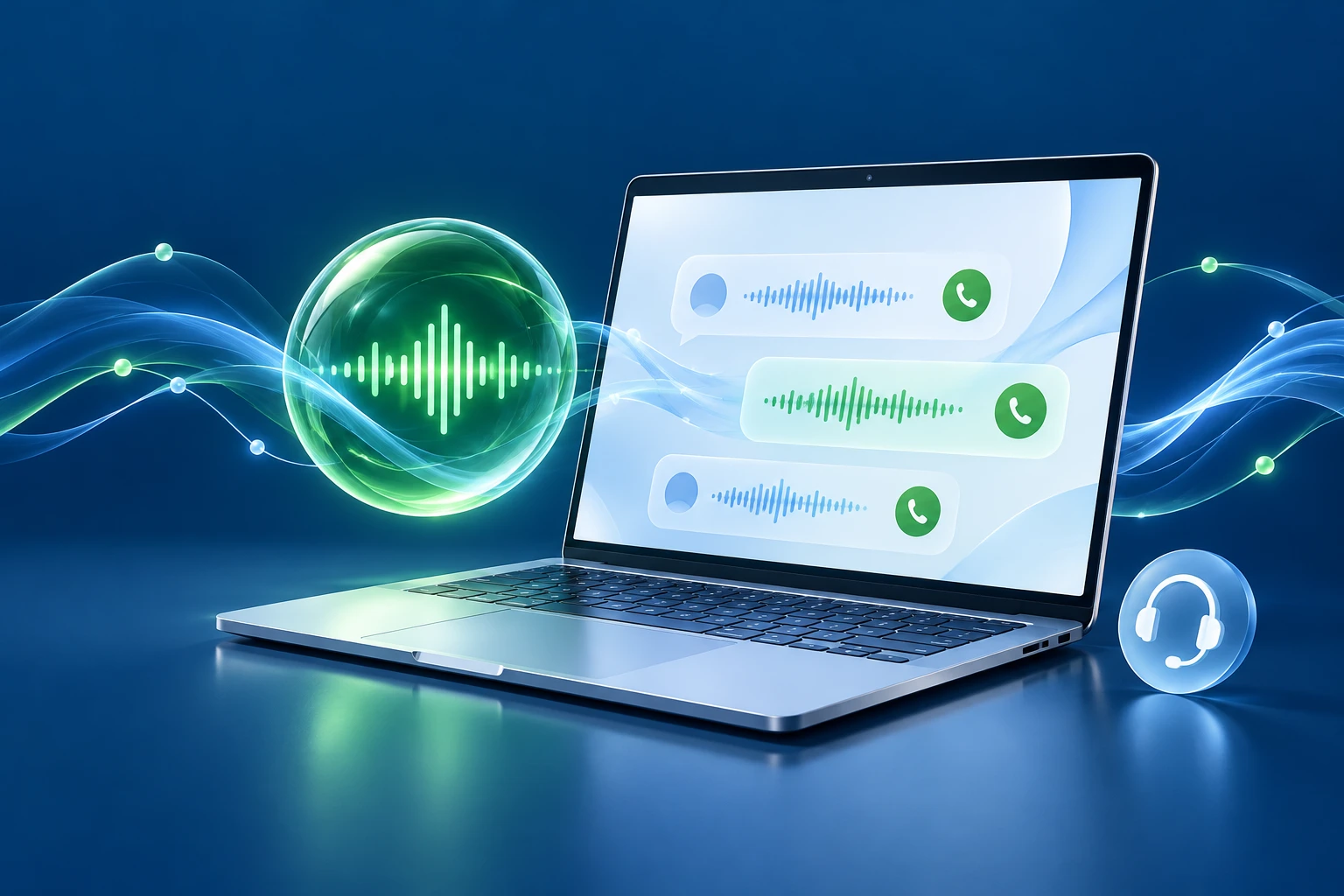 | Stream Telecom Голосовий зв’язок: ноутбук і звукова хвиля